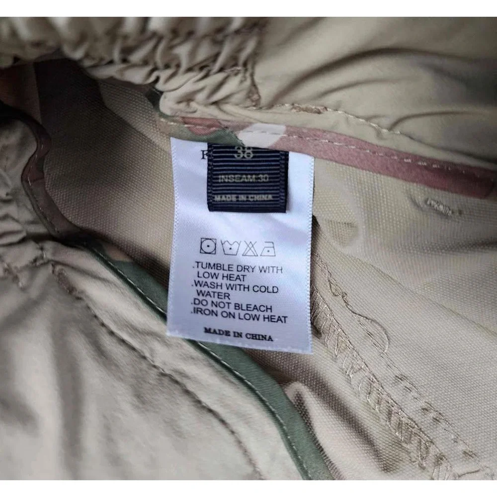 Free Soldier Tactical Pants Mens 38x30 Tan Khaki‎ Cargo Hiking Outdoor Work Gear